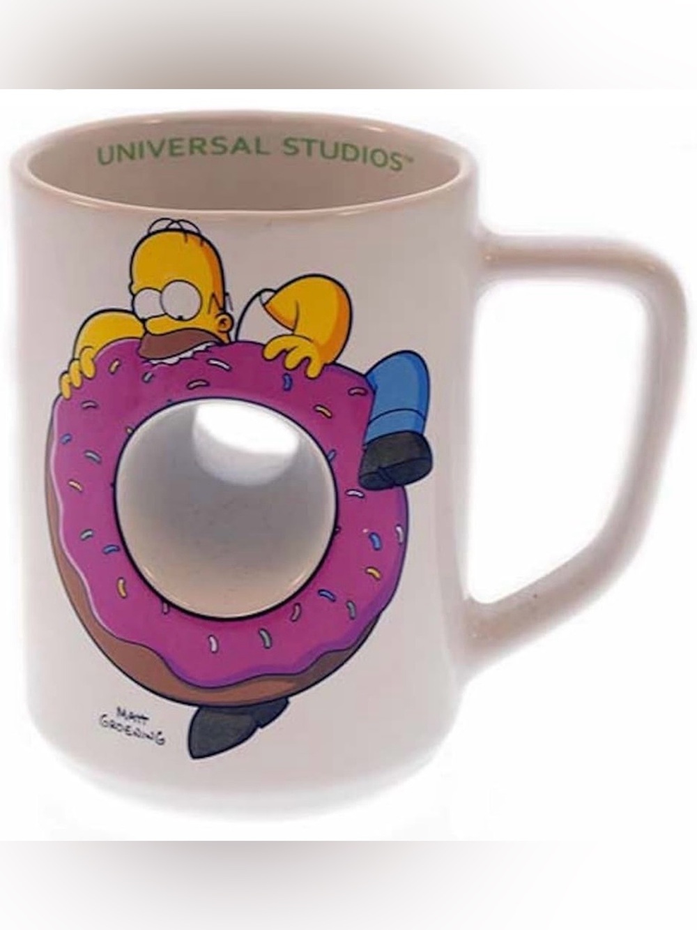 Universal Studio Homer Simpson 
Mmm Carbs Mug NWOB